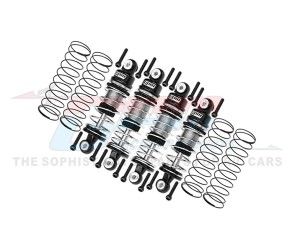 GPM LMB3236 ALLOY 6061 FRONT - 32mm & REAR - 36mm SHOCK SET LOS-1765 FOR LOSI 1/24 Micro-B 2WD Buggy RTR LOS00007 - SILVER - LMB3236-S