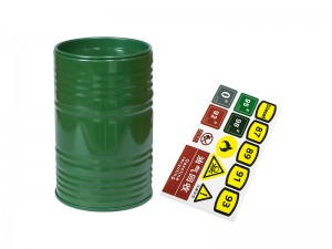 METAL OIL TANK DRUM BARREL FOR 1/10 RC CRAWLER ACCESSORIES AXIAL SCX10 TRAXXAS TRX-4 REDCAT GEN 7 GEN 8 CRAWLER TRUCK - RS-CA03-G