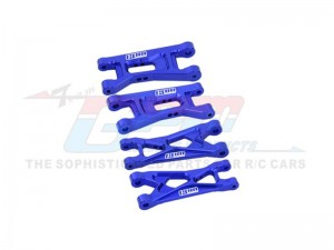 GPM LMB5556 7075 ALLOY FRONT & REAR LOWER ARMS LOS-1768  FOR LOSI 1/24 Micro-B 2WD Buggy RTR LOS00007  - BLUE - LMB5556-B
