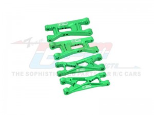 GPM LMB5556 7075 ALLOY FRONT & REAR LOWER ARMS LOS-1768  FOR LOSI 1/24 Micro-B 2WD Buggy RTR LOS00007  - GREEN - LMB5556-G