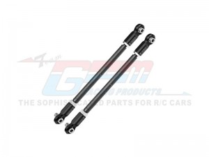 GPM XRT047S 4140 CARBON STEEL ADJUSTABLE FRONT STEERING ROD WITH 7075 ALLOY ENDS 7897 FOR TRAXXAS 1/6 4WD XRT 8S X-MAXX Wide kit MONSTER  - XRT047S-BK