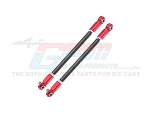 GPM XRT047S 4140 CARBON STEEL ADJUSTABLE FRONT STEERING ROD WITH 7075 ALLOY ENDS 7897 FOR TRAXXAS 1/6 4WD XRT 8S X-MAXX Wide kit MONSTER  - XRT047S-R