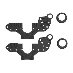 3RACING SAK-D626A PLASTIC REAR BULKHEAD - BELT VERSION  FOR 1/10 SAKURA D6 SPORT DRIFT CAR - SAK-D626A