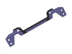 3RACING SAK-D644GA CARBON GRAPHITE READ BODY POST PLATE FOR 1/10 SAKURA D6 SPORT DRIFT ONROAD CAR - SAK-D644GA/BU