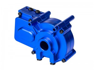 ALUMINUM ADJUSTABLE CENTER TRANSMISSION GEAR BOX ARA320647 ARA320499 FOR 1/7 FIRETEAM INFRACTION MOJAVE 1/8 KRATON OUTCAST 6S BLX - BLUE - RS-ARA320647/BU