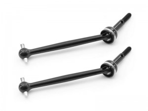 STEEL FRONT / REAR CVD SWING SHAFT CVD 64mm FOR 1/10 TAMIYA TT02-B BUGGY 58568 57988 - RS-STT2B264C/BK