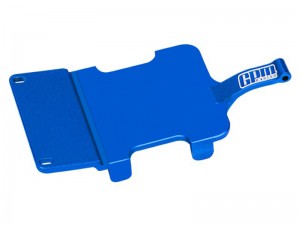 GPM LMB023 7075 ALLOY ELECTRONICS AND RECEIVER MOUNTING PLATE FOR LOSI 1/24 Micro-B 2WD Buggy  LOS00007 - BLUE - LMB023-B