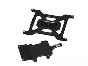 GPM LMB23126 7075 ALLOY BATTERY HOLDER & ELECTRONICS AND RECEIVER MOUNTING PLATE FOR LOSI 1/24 Micro-B 2WD Buggy  LOS00007 - LMB23126-BK