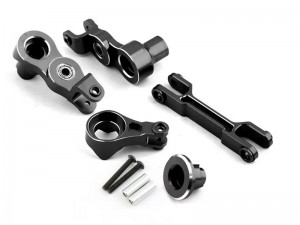 ALUMINUM STEERING BELLCRANKS 7746 FOR 1/5 TRAXXAS X-MAXX 6S 8S MONSTER TRUCK - BLACK - RS-TRX7746/BK