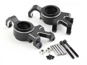 ALUMINUM FRONT STEERING BLOCK 7737X FOR 1/5 TRAXXAS X-MAXX 6S 8S MONSTER TRUCK - RS-TRX7737/BK