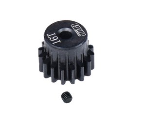 GPM LMB014TS 40Cr STEEL PINION MOTOR GEAR - 14T / 15T / 16T / 17T / 18T 0.5M 2mm Shaft For LOSI 1/24 Micro-B 2WD Buggy LOS00007 - 16T - LMB016TS-BK