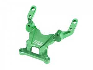 GPM LMB012FA 7075 ALLOY FRONT BULKHEAD LOS-1770 FOR 1/24 LOSI RC MICRO-B BUGGY LOS00007 - GREEN - LMB012FA-G