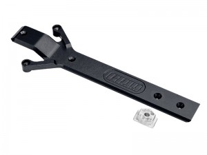 GPM TXMM016 7075 ALLOY CHASSIS PLATE 10722 FOR 1/10 TRAXXAS MINI MAXX RC MONSTER TRUCK 107154-1 - BLACK - TXMM016-BK
