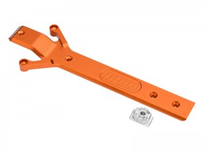 GPM TXMM016 7075 ALLOY CHASSIS PLATE 10722 FOR 1/10 TRAXXAS MINI MAXX RC MONSTER TRUCK 107154-1 - ORANGE - TXMM016-OR