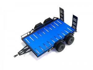 METAL TRAILER HITCH ASSEMBLED 9795 FOR TRAXXAS 1/16 1/18 RC TRX-4M MINI CRAWLER TRUCK - BLUE - TRX4M-9795/BU