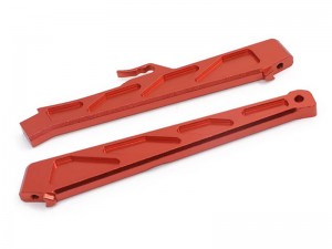 ALUMINUM FRONT / REAR CENTER BRACE SET AR320445 FOR ARRMA 1/7 MOJAVE 6S BLX ARA106058 - RS-AR320445/RE