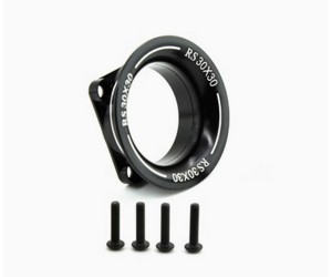 ALUMINUM 30 X 30mm 540 550 MOTOR HEATSINK COOLING FAN COVER FOR 1/10 RC CRAWLER TOURING CAR - BLACK - RS-FANC3030/BK