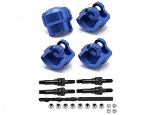 ALUMINUM SHOCK STANDOFF CAP PROTECTOR AR330482 AR330492 FOR 1/7 ARRMA BIG ROCK FIRETEAM INFRACTION KRATON FELONY 1/8 KRATON OUTCAST TYPHON 6S BLX - BLUE - RS-AR33048292/BU