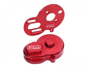 GPM LMB1838 7075 ALLOY MOTOR PLATE & REAR MAIN GEAR COVER LOS-1769 FOR LOSI 1/24 Micro-B 2WD Buggy LOS00007 - RED - LMB1838-R