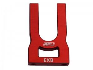 ALUMINUM CENTER DIFF BEARING BOOTM HOLDER ARA311189 FOR  1/8 KRATON 6S V6 EXB  1/8 NOTORIOUS ARA8608V6 - RED - RS-ARA311189/RE