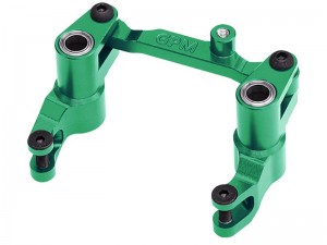 GPM TXMM048 7075 ALLOY FRONT BELLCRANK STEERING ASSEMBLY 10743 FOR 1/10 TRAXXAS MINI MAXX / MINI XRT / MINI SLASH - GREEN - TXMM048-G