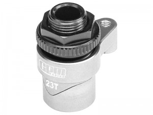 GPM TXMM023TSH 7075 ALLOY 23T SERVO SAVER SET HORN W. BUILT-IN SPRING 10745 FOR 1/10 TRAXXAS MINI MAXX / MINI XRT / MINI SLASH - SILVER - TXMM023TSH-S