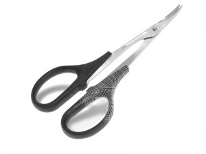 RC LEXAN BODY TOOLS SHEEL STAINLESS STEEL CURVE SCISSOR - RS-SC01