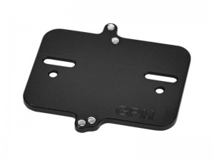 7075 ALLOY ELECTRONIC MOUNT PLATE 10777 FOR RC 1/10 TRAXXAS MINI MAXX MONSTER TRUCK 107154-1 - BLACK - TXMM051-BK
