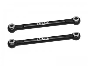 GPM TXMM162 7075 ALLOY FRONT STEERING TOE LINKS 10742 FOR TRAXXAS MINI MAXX MONSTER TRUCK 107154-1 - BLACK - TXMM162-BK
