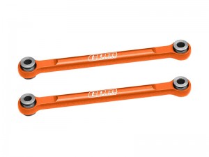 GPM TXMM162 7075 ALLOY FRONT STEERING TOE LINKS 10742 FOR TRAXXAS MINI MAXX MONSTER TRUCK 107154-1 - ORANGE - TXMM162-OR