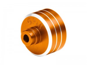 GPM TXMM011 7075 ALLOY FRONT / REAR DIFF CASE 10781 FOR TRAXXAS MINI MAXX MINI XRT MINI SLASH - ORANGE - TXMM011-OR
