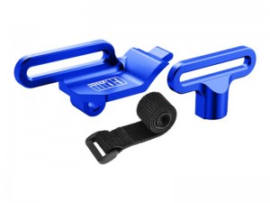 GPM TXMM0126 7075 ALLOY RETAINER BATTERY HOLD-DOWN FOR 1/10 RC TRAXXAS MINI MAXX MONSTER TRUCK 107154-1 - TXMM0126-B