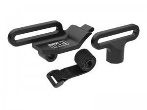 GPM TXMM0126 7075 ALLOY RETAINER BATTERY HOLD-DOWN FOR 1/10 RC TRAXXAS MINI MAXX MONSTER TRUCK 107154-1 - BLACK - TXMM0126-BK