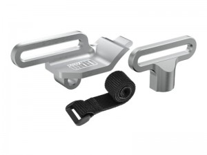 GPM TXMM0126 7075 ALLOY RETAINER BATTERY HOLD-DOWN FOR 1/10 RC TRAXXAS MINI MAXX MONSTER TRUCK 107154-1 - SILVER - TXMM0126-S