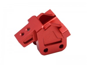 ALUMINUM 7075 REAR BRACE WING MOUNT ARA320757 FOR ARRMA 1/8 KRATON 6S V6 ARA8608V6 NOTORIOUS 6S V6 ARA8611V6 - RED - RS-ARA320757A/RE