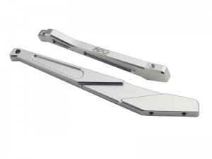 ALUMINUM 7075 FRONT & REAR CHASSIS BRACE SET ARA-1509 FOR ARRMA 1/8 KRATON 6S V6 ARA8608V6 - SILVER - RS-ARA-1509/SI