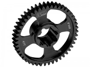 GPM TXMM047TS 20Cr CARBON STEEL SPUR GEAR 0.8 MODULE 47 TEETH 10756 FOR 1/10 TRAXXAS MINI MAXX MONSTER TRUCK 107154-1 - TXMM047TS