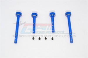 GPM SW201FR ALUMINIUM FRONT+REAR MAGNET BODY POST GMADE R1 ROCK BUGGY - Blue - SW201FR-B