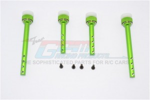 GPM SW201FR ALUMINIUM FRONT+REAR MAGNET BODY POST GMADE R1 ROCK BUGGY - Green - SW201FR-G