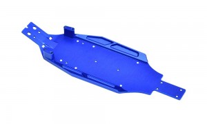 GPM LMB016 7075 ALLOY CHASSIS PLATE LOS-1766 FOR LOSI 1/24 Micro-B 2WD Buggy LOS00007 - BLUE - LMB016-B