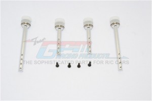 GPM SW201FR ALUMINIUM FRONT+REAR MAGNET BODY POST GMADE R1 ROCK BUGGY - Silver - SW201FR-S