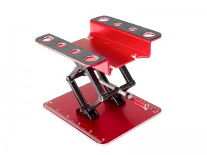 ALUMINUM ADJUSTABLE HEIGHT SETUP WORK STAND FOR 1/8 1/10 1/12 RC TRAXXAS SLASH TRX-4 SCX10 CAR - RS-ST012/RE