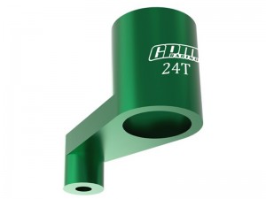 GPM LMB024TSH 7075 ALLOY 24T SERVO ARM LOS-1987 FOR LOSI 1/24 Micro-B Buggy RTR LOS00007 - GREEN - LMB024TSH-G