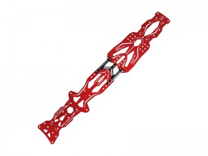 3RACING SAK-D6801 ALUMINUM ADJUSTABLE MAIN CHASSIS FOR 1/10 SAKURA D6 S AUPER SPORT RC DRIFT CAR - SAK-D6801/RE