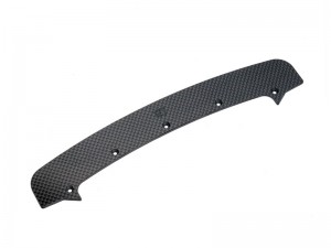 CARBON FIBER LOWER BUMPER PLATE ARA320585 FOR ARRMA 1/8 INFRACTION 3S 4X4 ARA4315V3T1 - RS-ARA320585/BK
