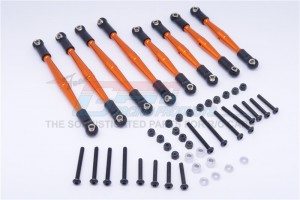 ALUMINIUM 4MM ANTI-THREAD UPPER LOWER LINK PARTS GMADE KOMODO - KOM049-OR-BEBK