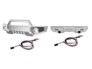 GPM 7075 ALLOY FRONT & REAR BUMPER LED LIGHTS 10735 FOR 1/10 TRAXXAS MINI MAXX MONSTER 107154-1 - TXMM330FR-S