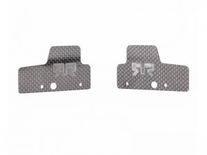 CARBON FIBER SUSPENSION DIRT GUARD ARAC9045 FOR ARRMA 1/8 TYPHON 6S TLR ARA8306 ARA8406 - RS-ARAC9045/BK