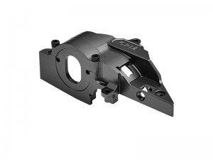 GPM TXMM018A 7075 ALLOY ADJUSTABLE GEAR ROTATION QUICK RELEASE MOTOR BASE 10777 FOR 1/10 TRAXXAS MINI MAXX MINI XRT MINI SLASH - BLACK - TXMM018A-BK