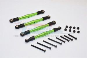 ALUMINIUM 4MM ANTI-THREAD UPPER LINK PARTS GMADE KOMODO - Green - KOM049A-G-BEBK